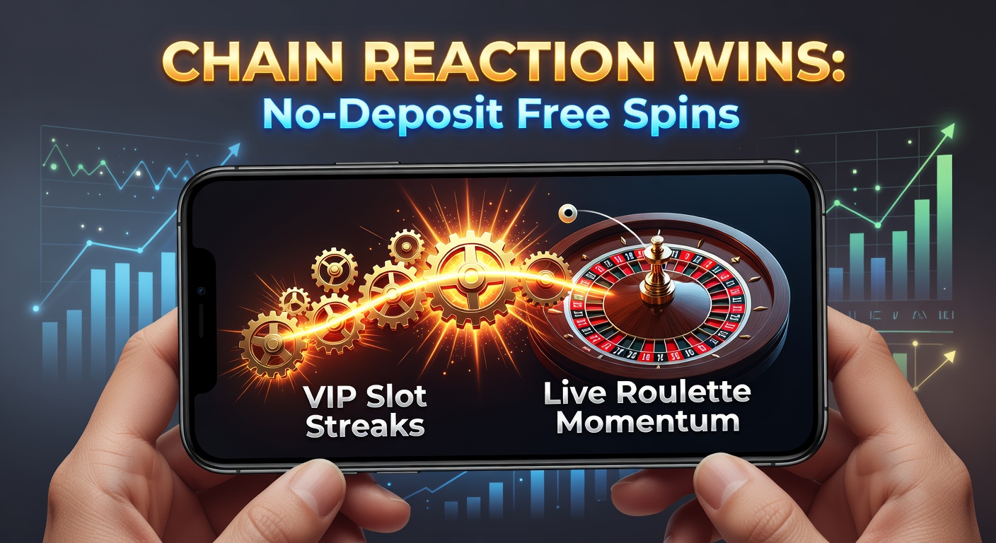 Smartphone mit laufendem VIP-Slot-Spiel und Free-Spins-Animation, im Hintergrund Live-Roulette-Tisch