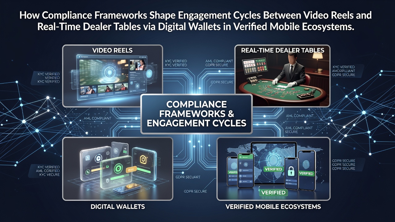 Compliance-Frameworks beeinflussen den Wechsel zwischen Video-Reels und Live-Dealer-Tischen in mobilen Ökosystemen