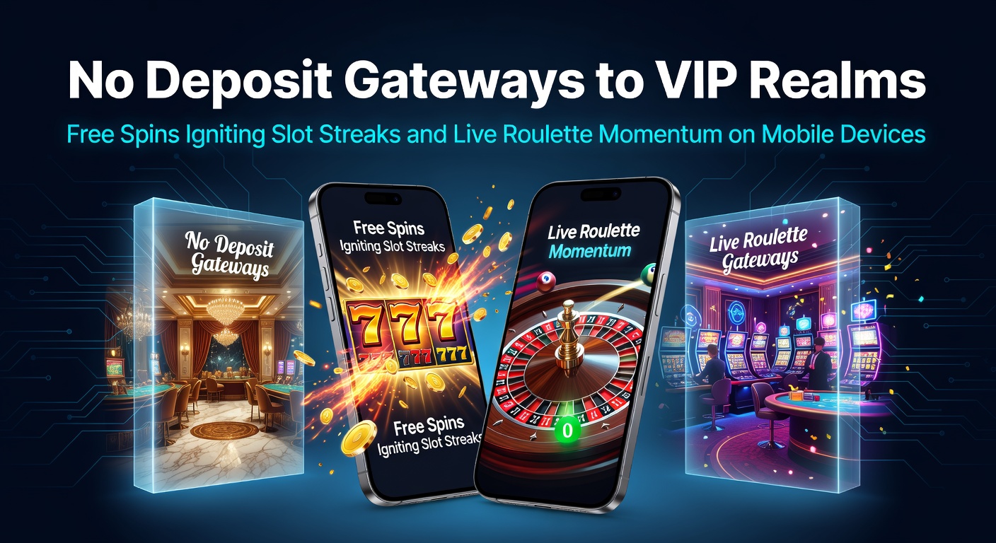 Mobilgerät zeigt Slot-Freispiele und Live-Roulette in einer VIP-Lounge mit einlahlfreiem Zugang
