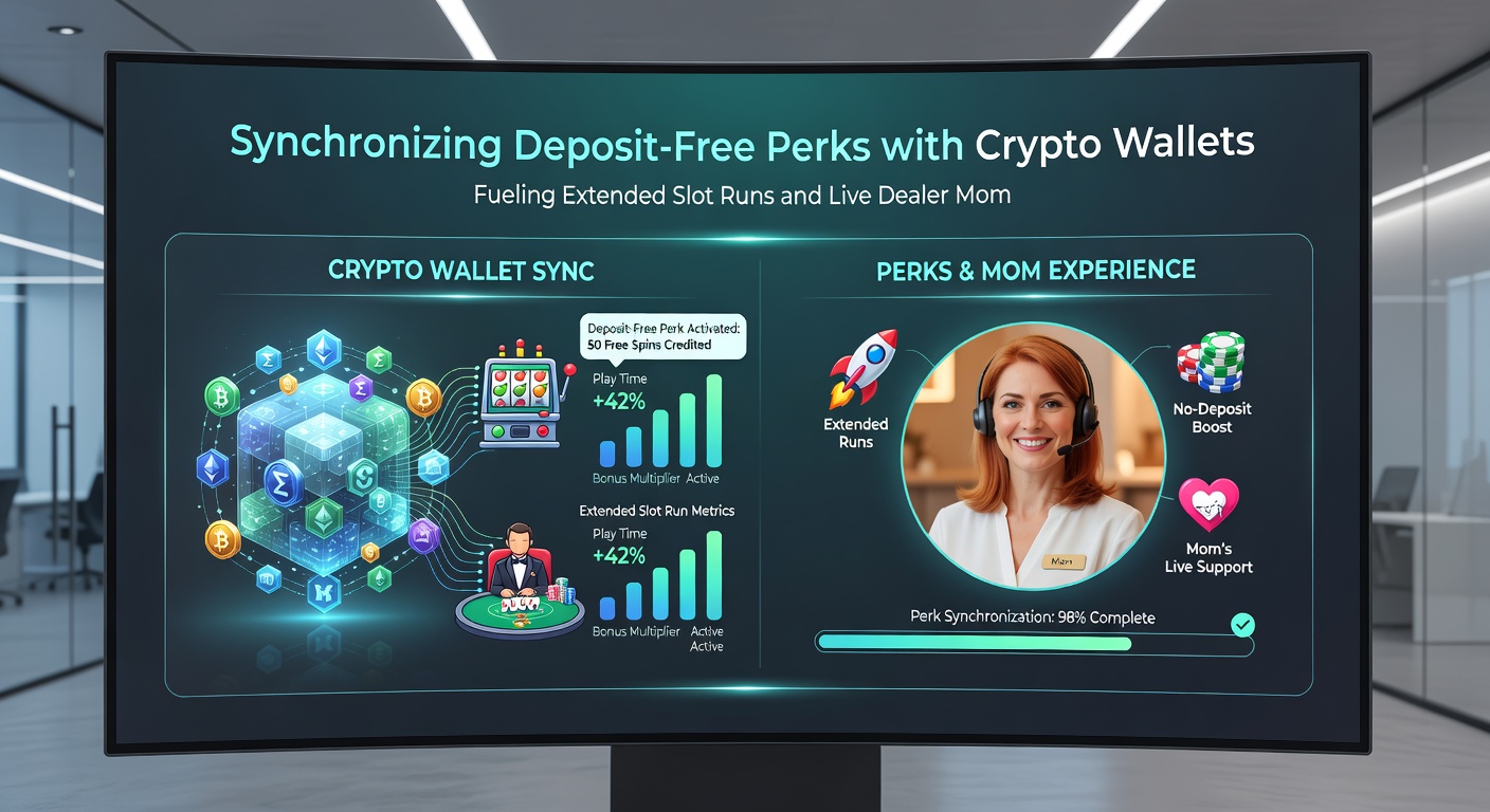 Grafik zeigt Live-Dealer-Tisch mit Crypto-Integration und verlängerten Slot-Sessions in einer geprüften Casino-Plattform